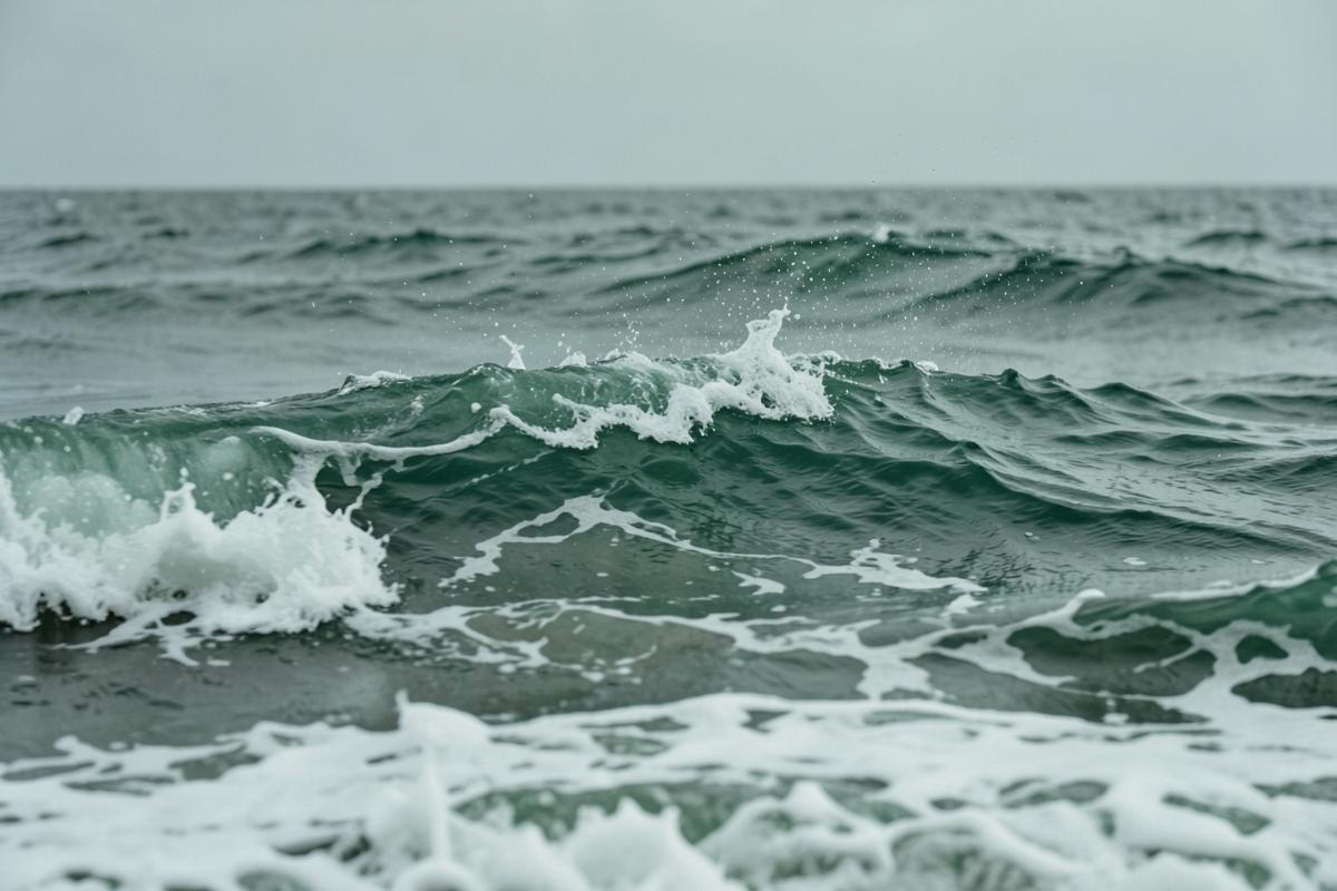 Cold Atlantic water at Big Bay